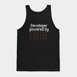 Developer powered by coffee Tank Top